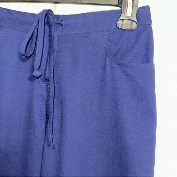 Grey’s Anatomy XS Navy Five Pocket Drawstring 31” Inseam Scrub Bottom Pants - Picture 7 of 13